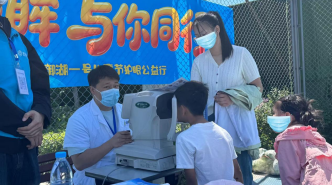 御湖一号联合哈尔滨普瑞眼科医院开展护眼公益活动